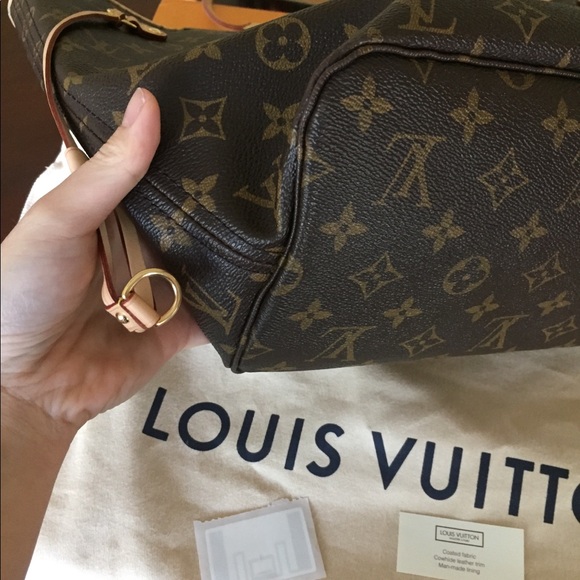 SOLD. Authentic LV Neverfull Mm in Pivoine - Picture 7 of 8